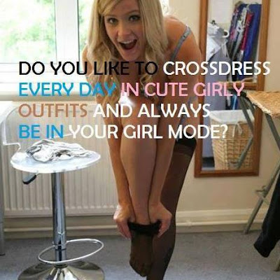 Would you like? Sissy TG Caption - Hard TG Captions - Crossdressing and Sissy Tales and Captioned images