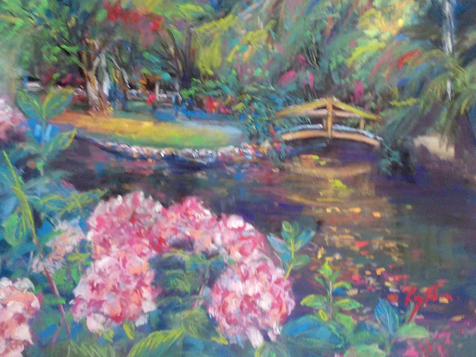 Kay's Art Alfred Nichol's gardens in pastel