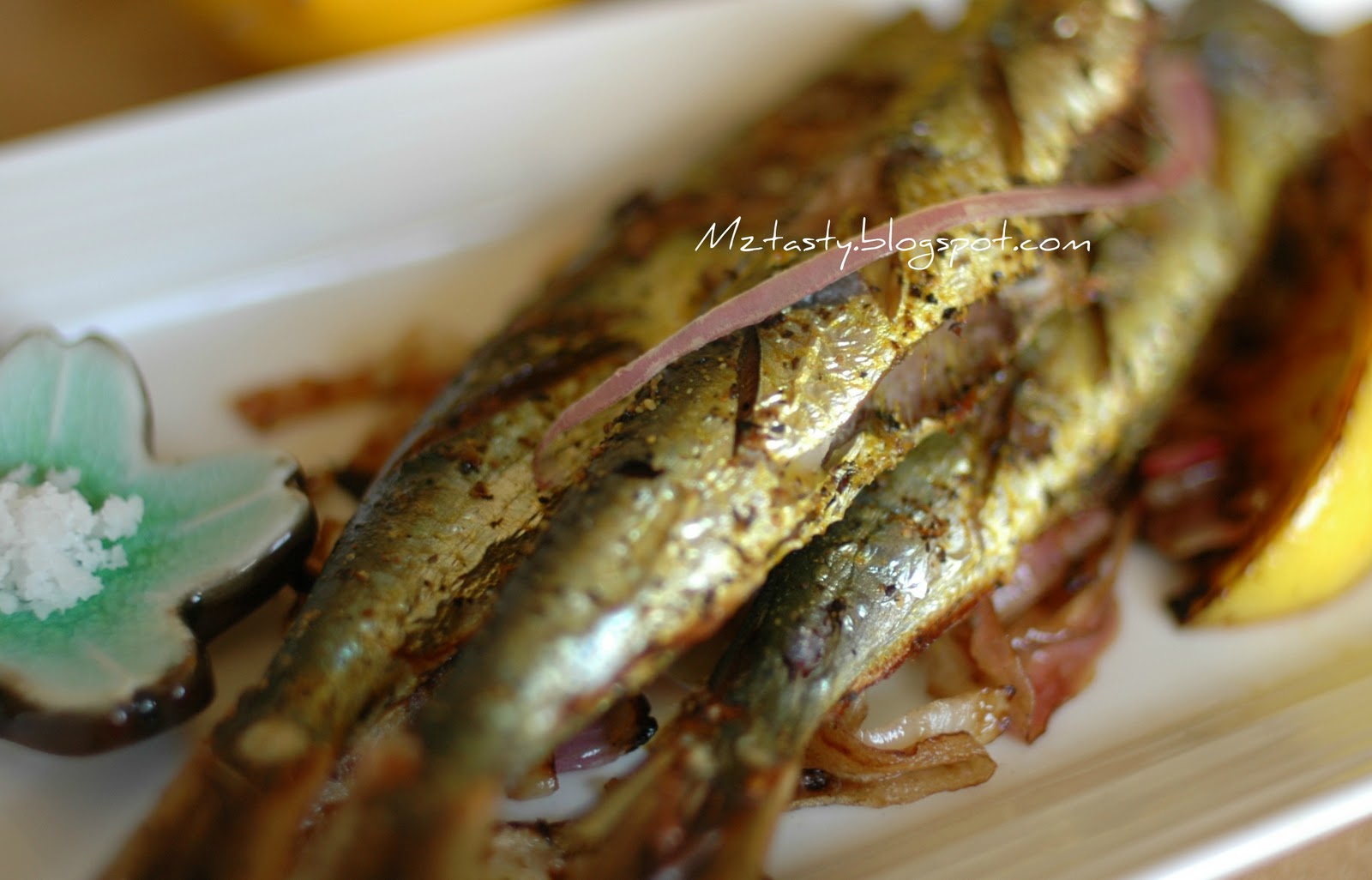 MzTasty's Kitchen, Savor The Flavor Grilled Sardines with Caramelized