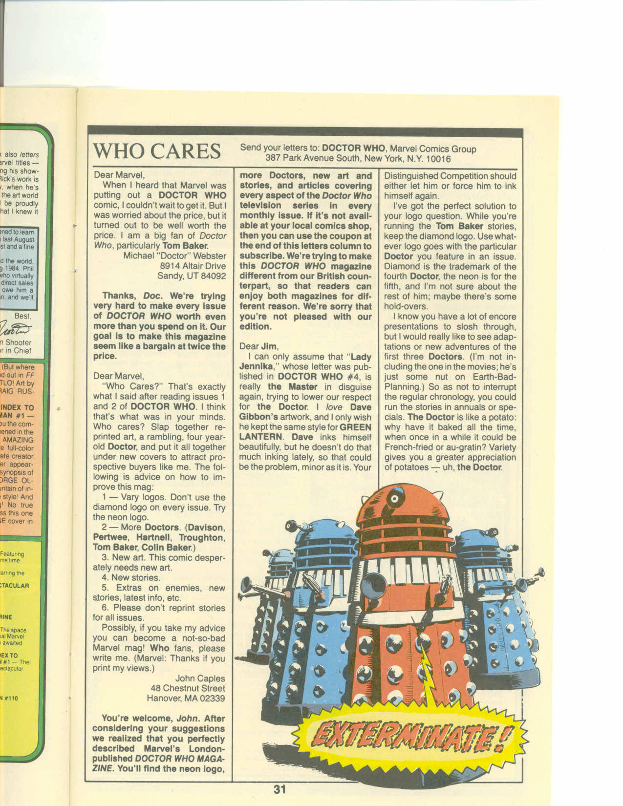 Read online Doctor Who (1984) comic -  Issue #7 - 33