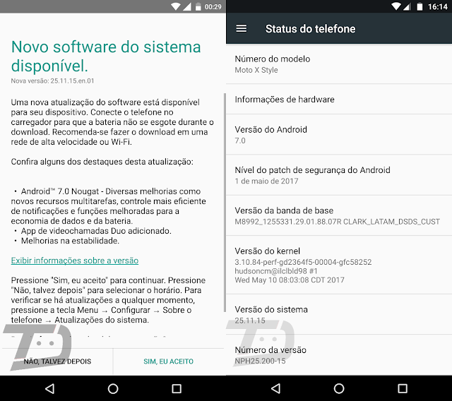 Moto X Style (Pure Edition) Now Getting Nougat Update in Brazil