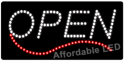 Advertising using LED signs