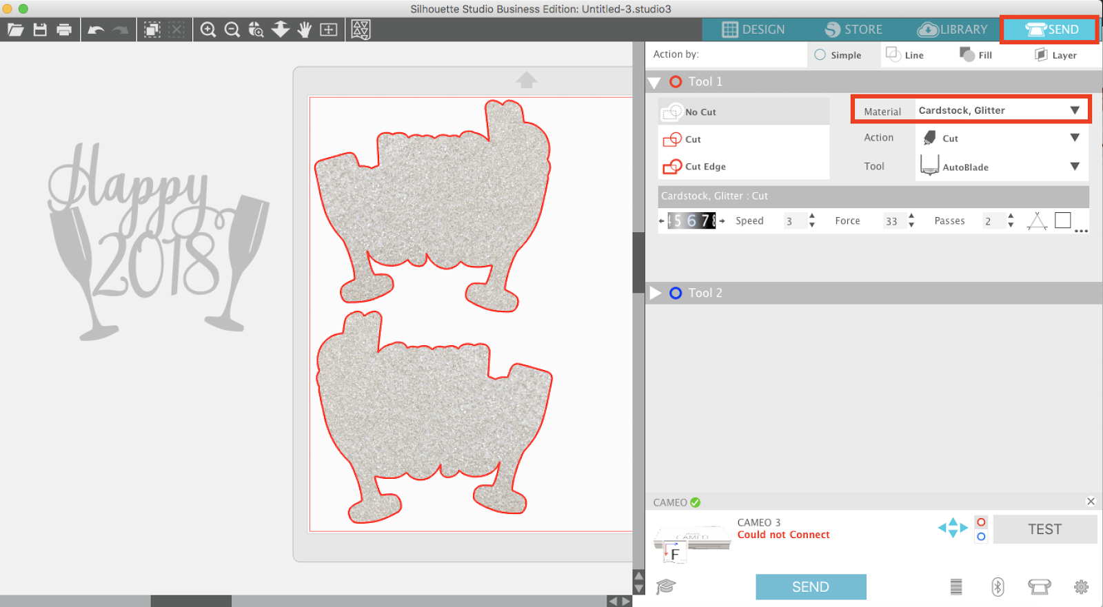 Designing Cake and Cupcake Toppers with Silhouette CAMEO for Beginners