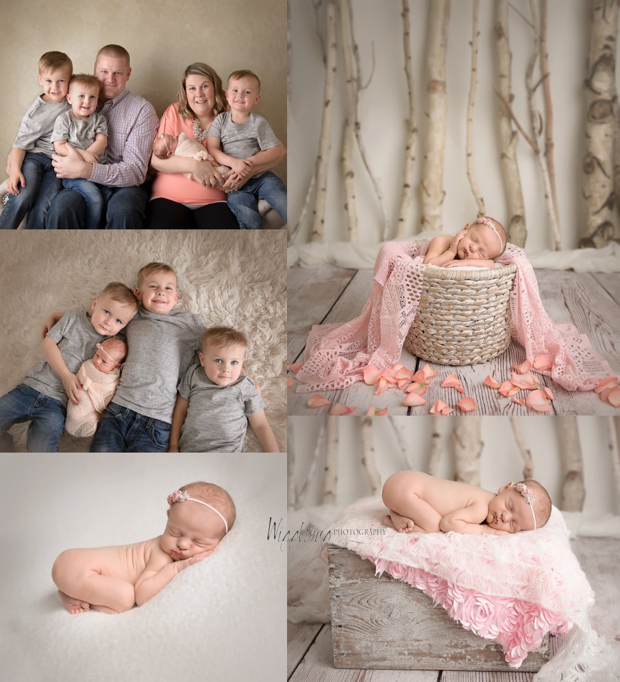 Newborn Baby Girl Completes This Family of Six! DeKalb Newborn