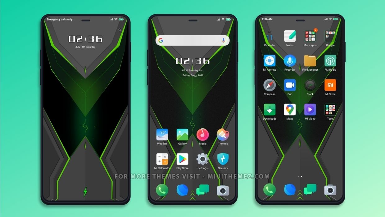 Black shark Lite MIUI Theme Black shark Lite MIUI Theme