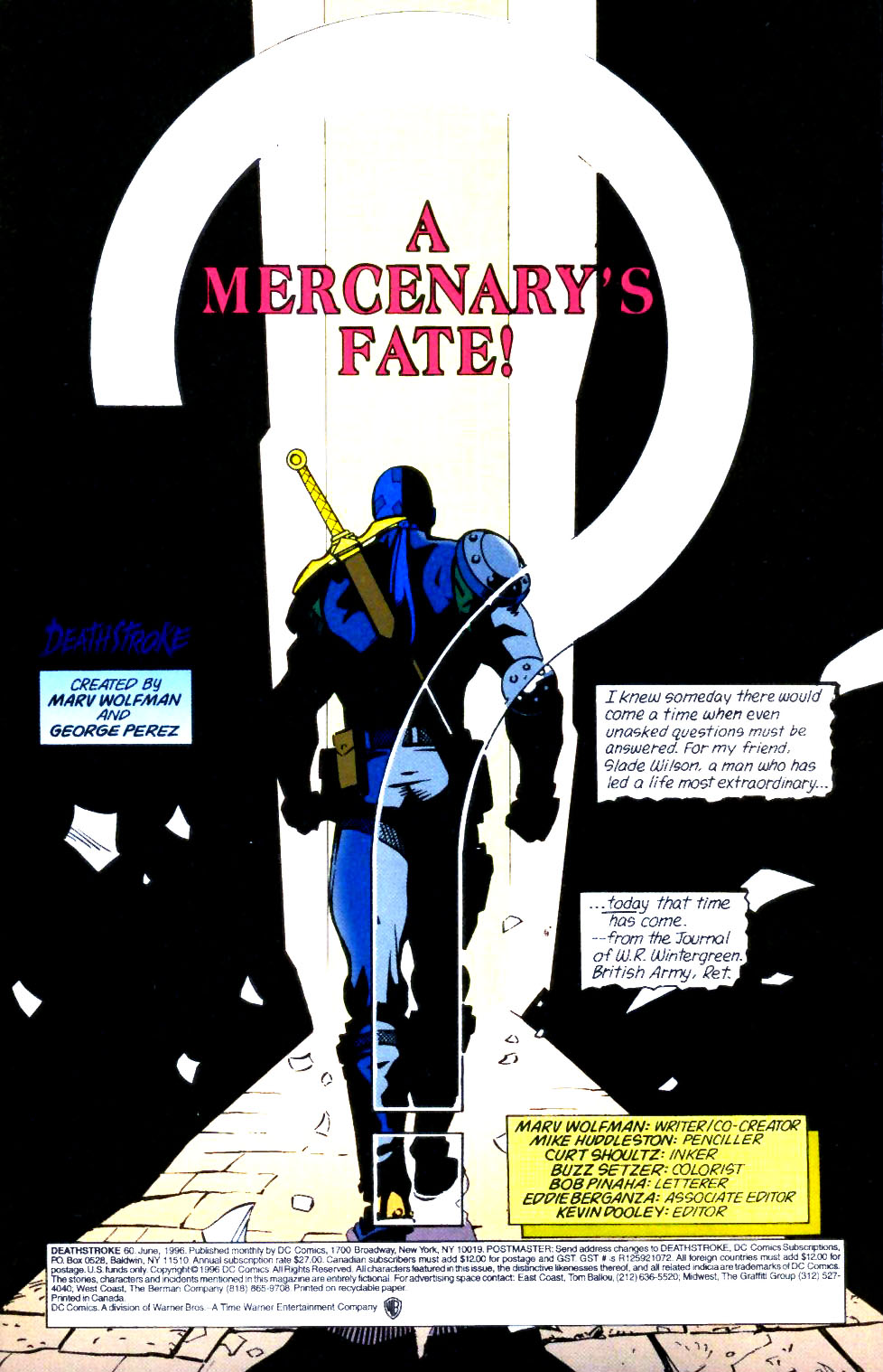 Read online Deathstroke (1991) comic -  Issue #60 - 2