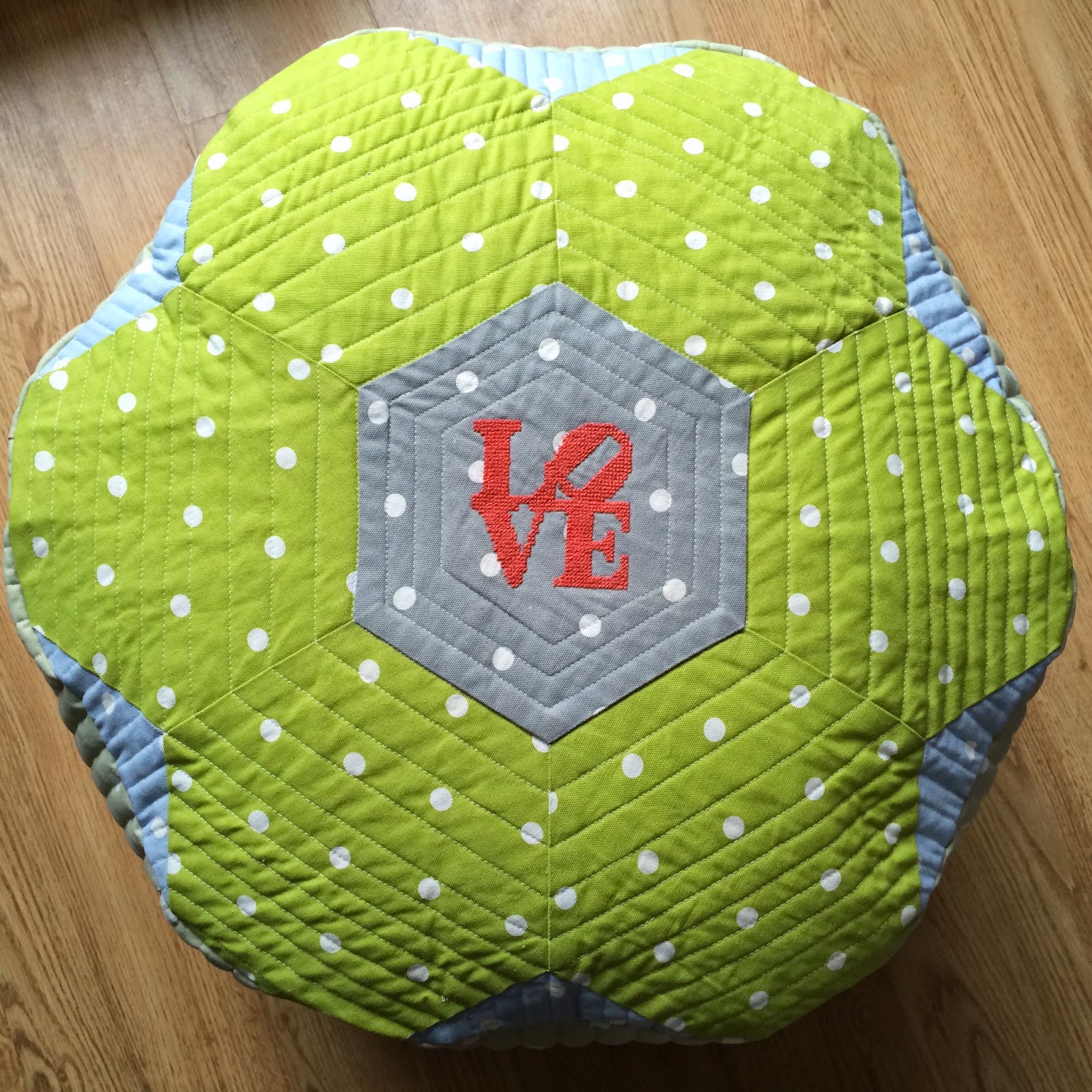 DIY Pouf Ottoman ~ Tutorial and Lessons Learned - Pretty Handy Girl