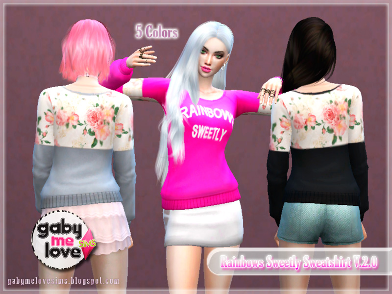 Gabymelove's -Sims 4- - Página 5 Rainbows-Sweetly-Sweatshirt-V-2%2BA