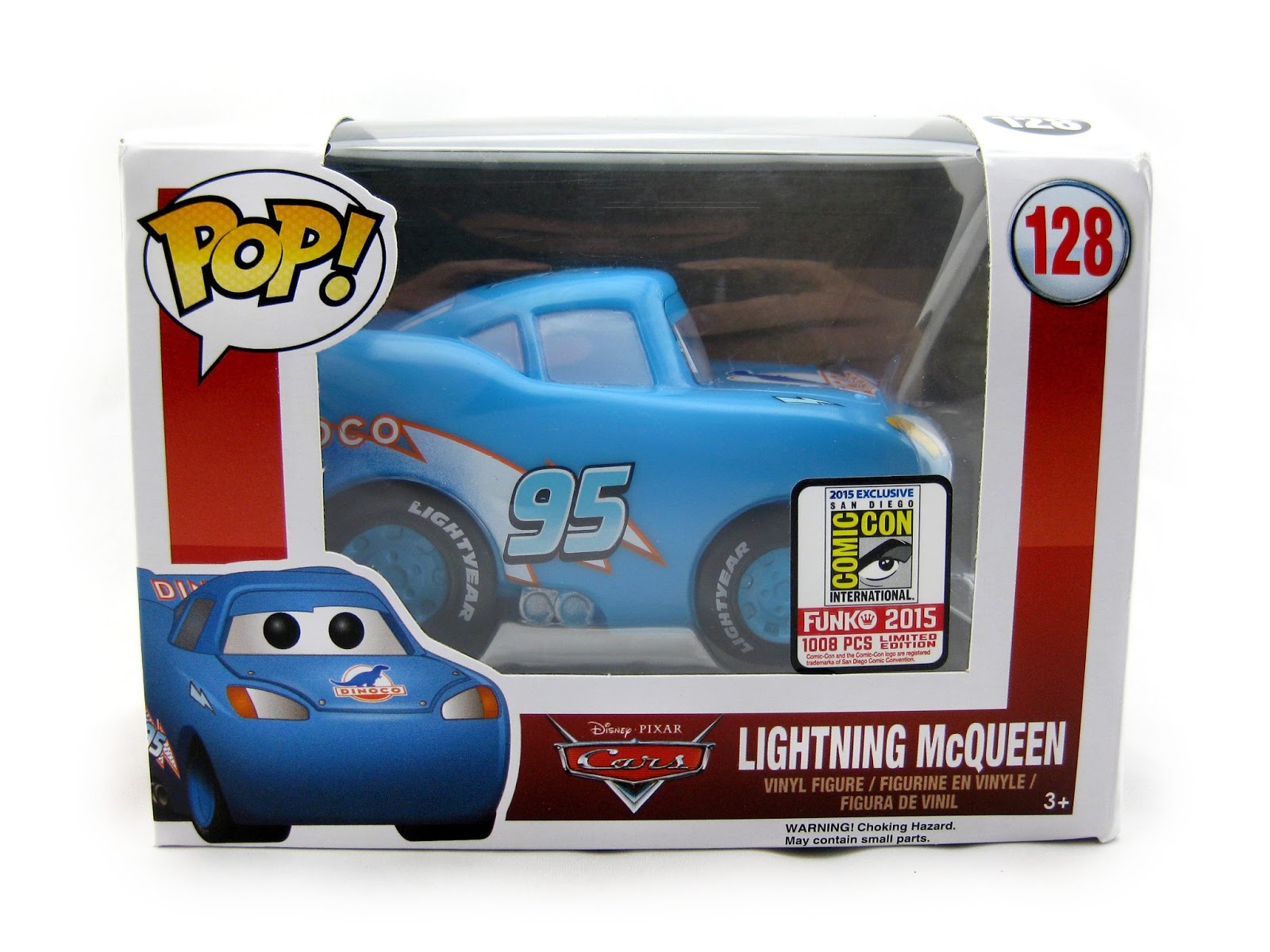 Lightning McQueen (Dinoco), SDCC 2015 Exclusive, LE 1000, #128, (Condi –  Smeye World