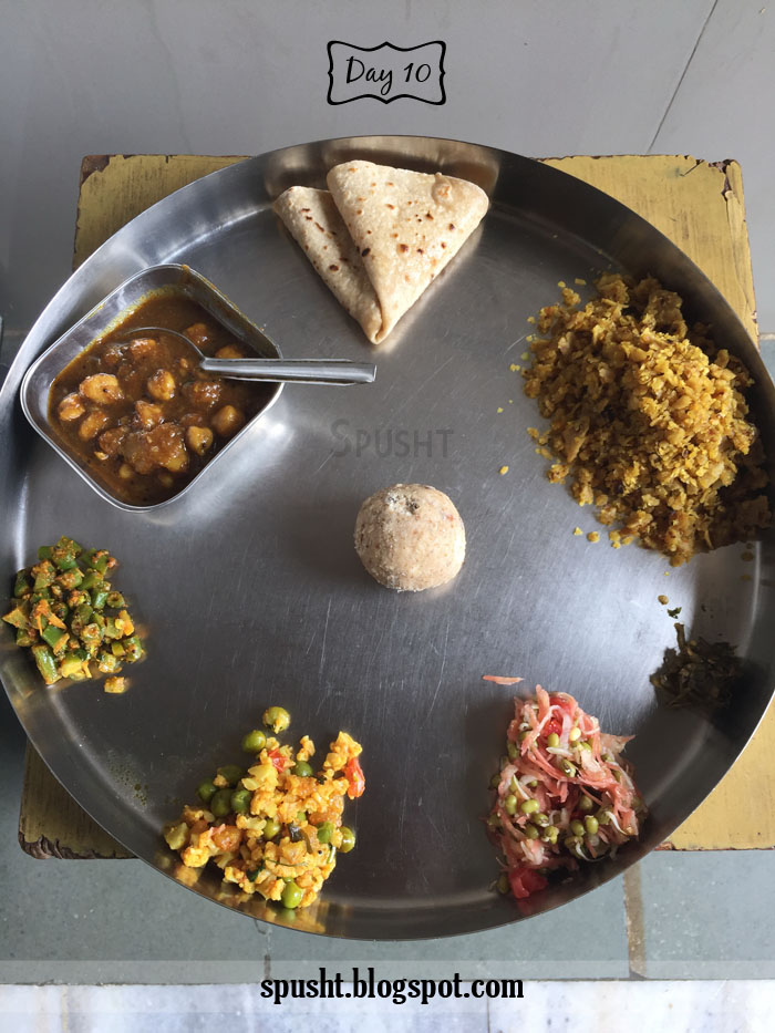 Spusht My Meals for a Month Vegetarian Indian Homemade Food