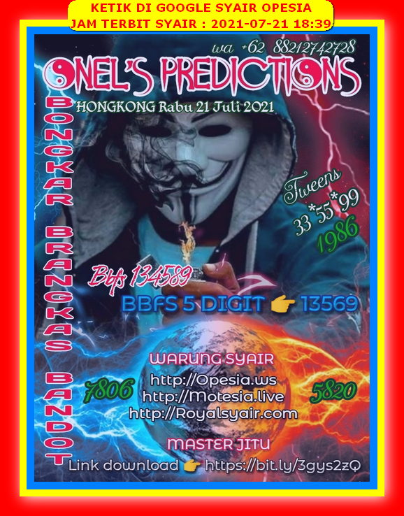 Syair Harian Hk 21 Juli 2021 Kode Syair Sgp Hk Sd Motesia