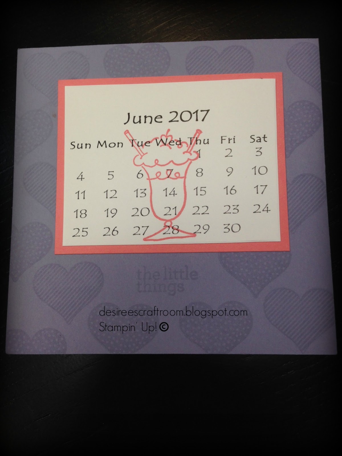 Desiree's Craftroom: May and June Calendars