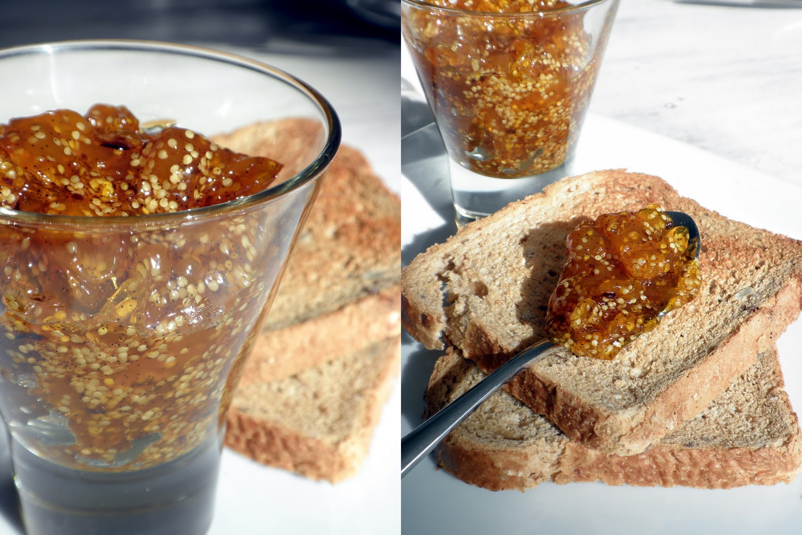 Le Marché de Sophie Confiture aux cerises de terre et à la vanille