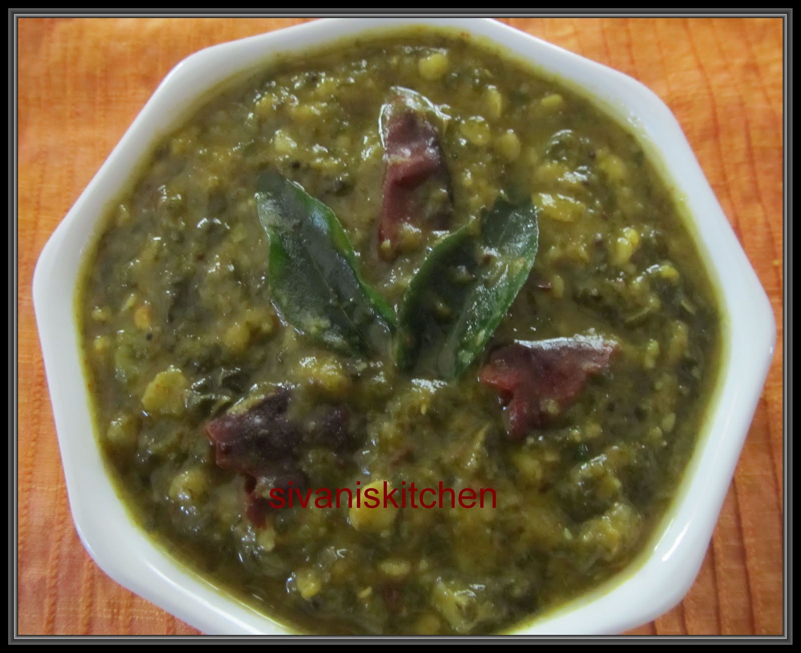 Sivani's Kitchen Gongura Pappu (Sorrel Leaves Dal)