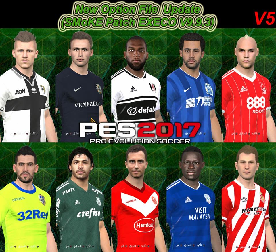 Pes 2017 New Option File Update And Winter Transfer V5 Season 2018 2019 Pes Club