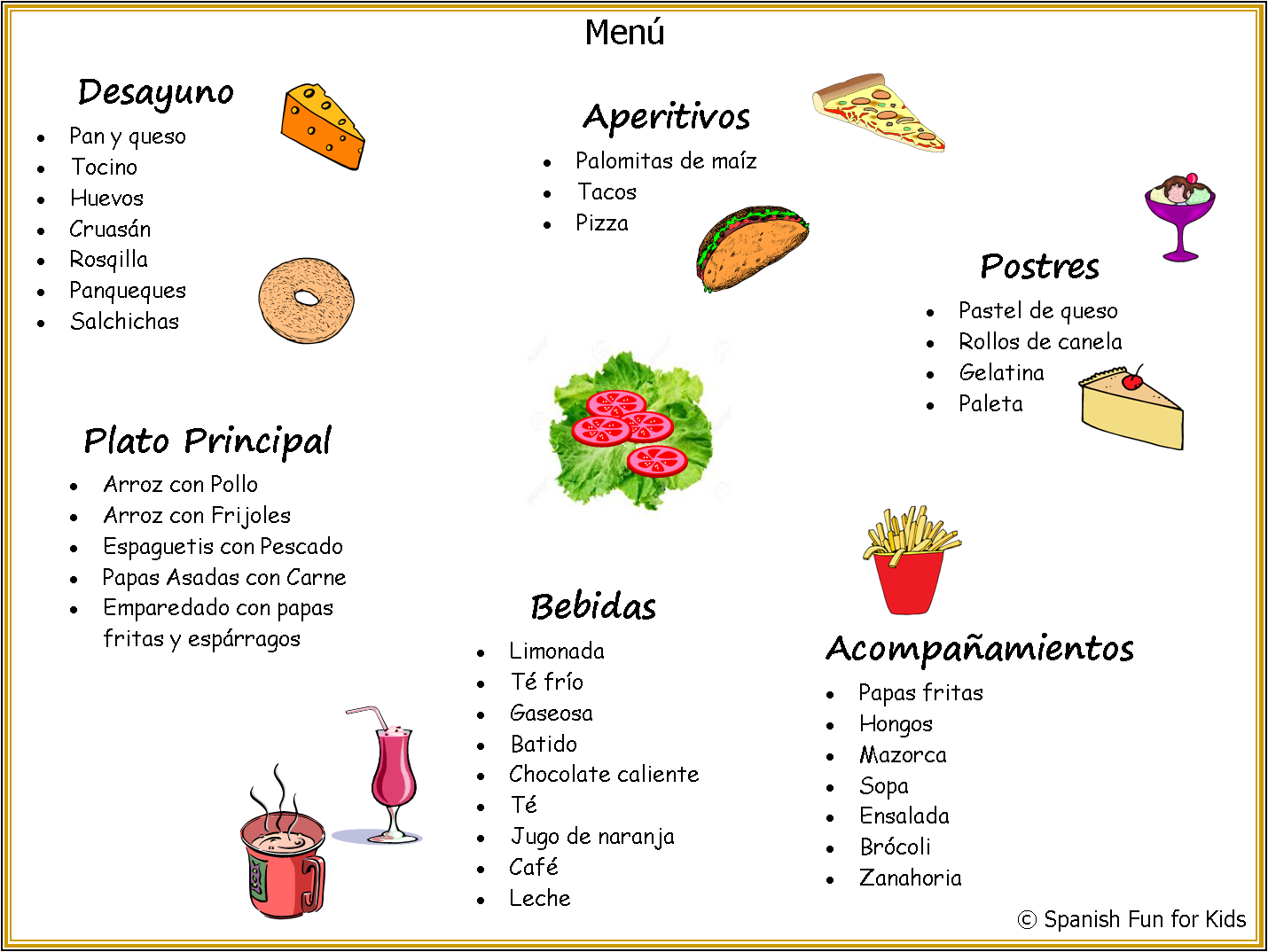 Music And Spanish Fun Fun Ideas And Activities With La Comida