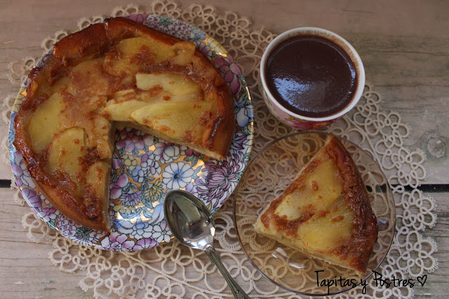 Volteado De Manzana Con Confitura De Leche