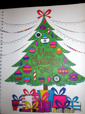 Christmas Coloring on the Virtual Refrigerator, an art link-up hosted by Homeschool Coffee Break @ kympossibleblog.blogspot.com