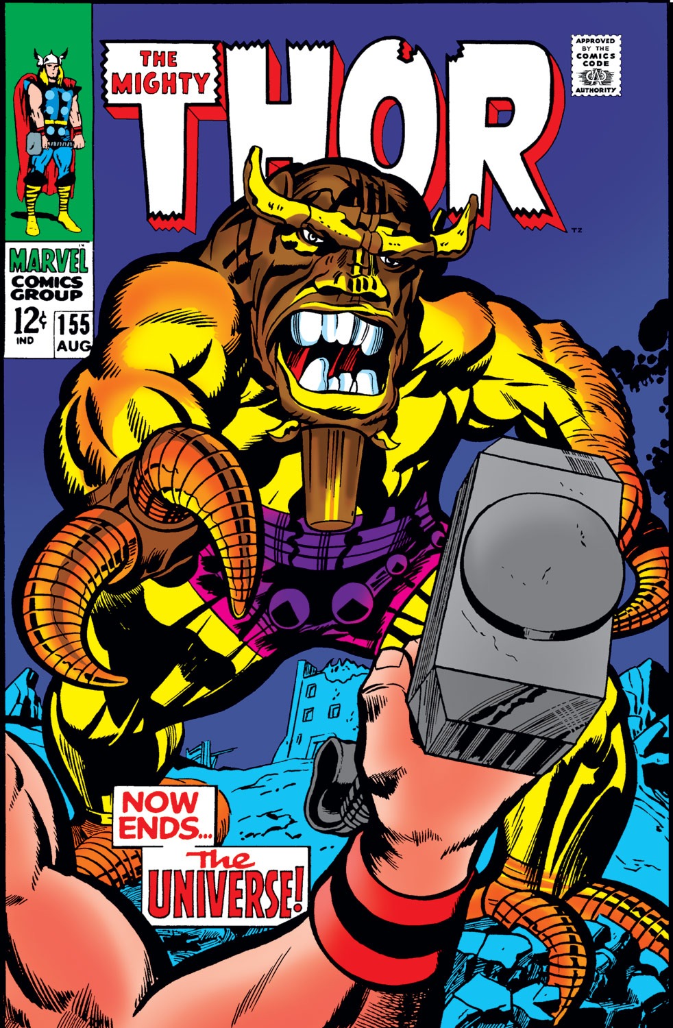 Read online Thor (1966) comic -  Issue #155 - 1