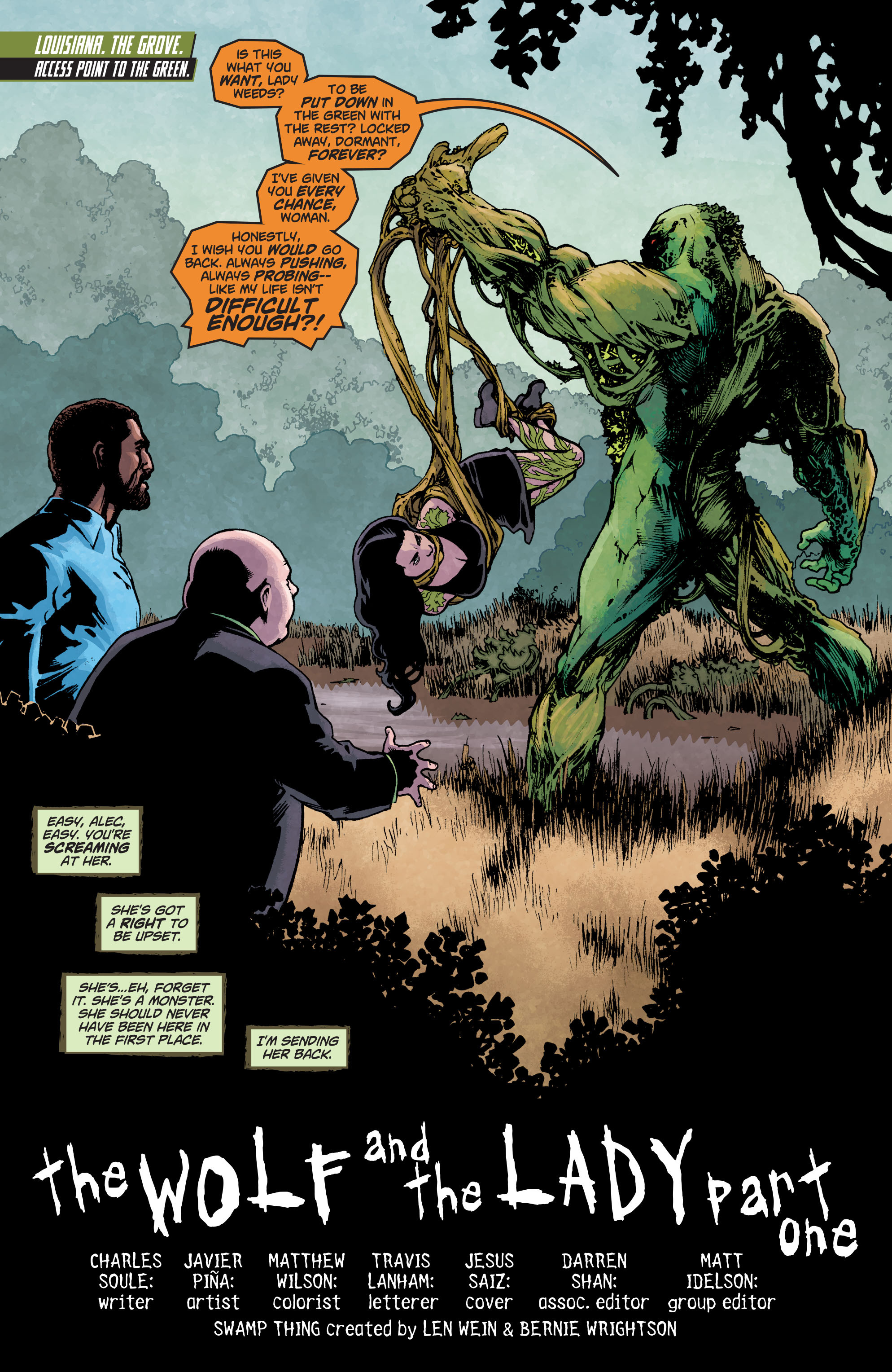 Read online Swamp Thing (2011) comic -  Issue #33 - 2