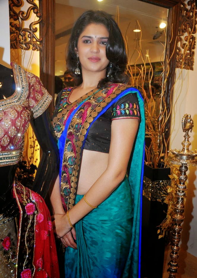 Deeksha Seth Sexy Navel Pics In Blue Saree Photos ~ ACTRESS RARE PHOTO ...