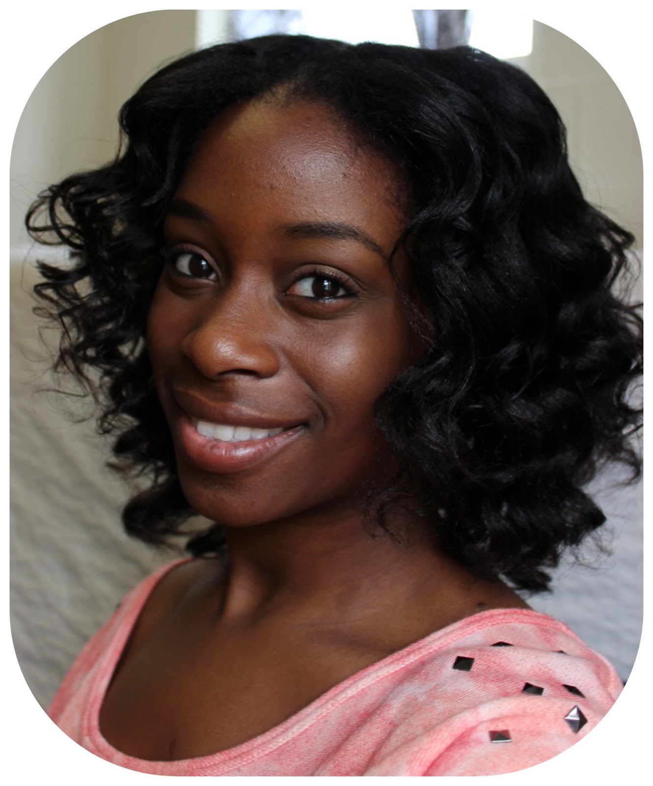 Pound Cake Flexi Rod Set on Dry Hair