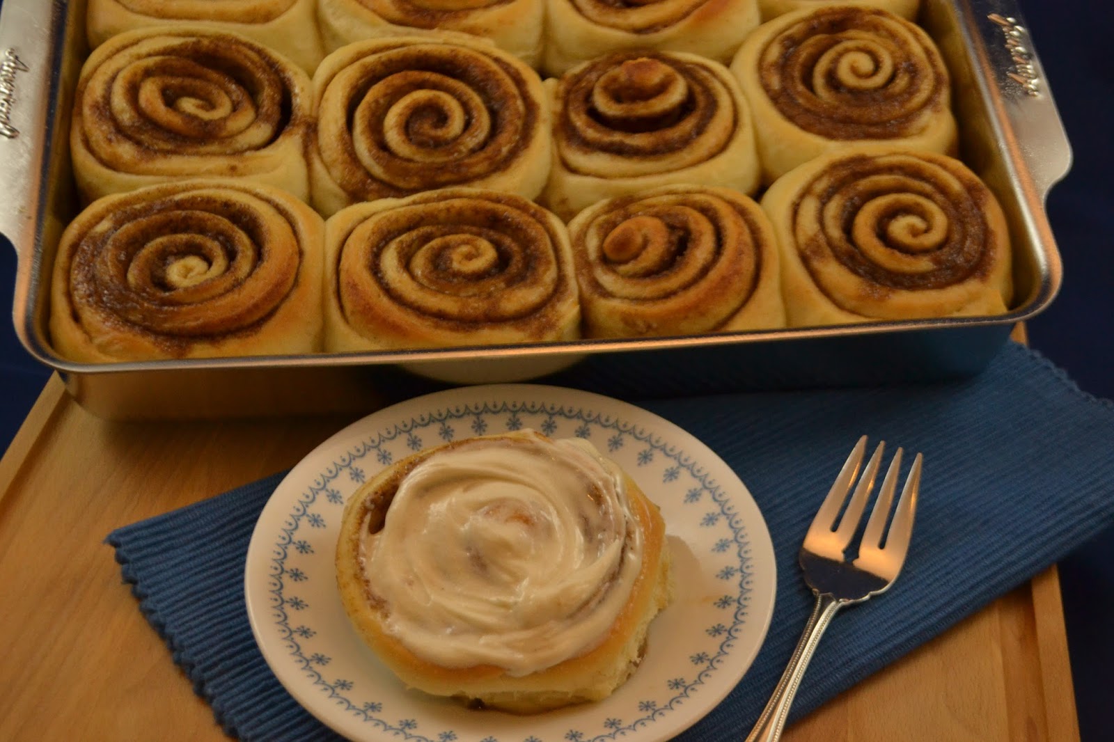 7kidsathome Cinnabon Cinnamon Rolls with Cream Cheese Frosting (copycat)