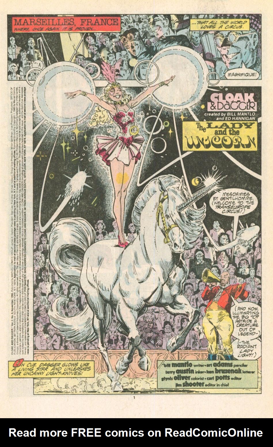 Read online Cloak and Dagger (1985) comic -  Issue #9 - 2