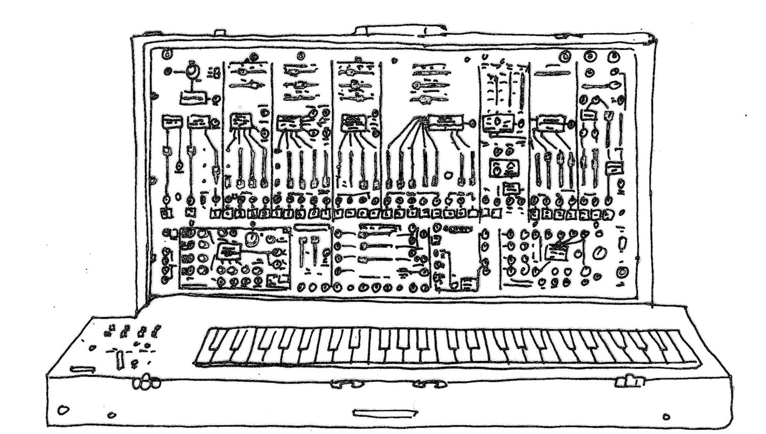 MATRIXSYNTH SYNTH EVOLUTION Illustrations of Classic Synthesizers
