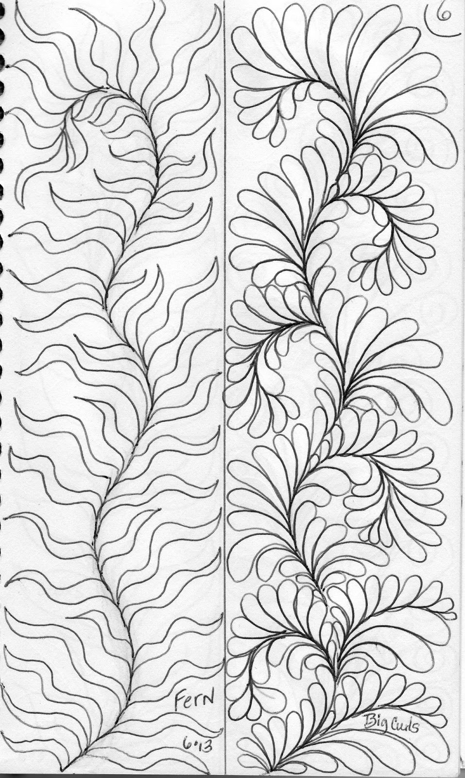 LuAnn Kessi: Sketch Book.....Designs on a Spine