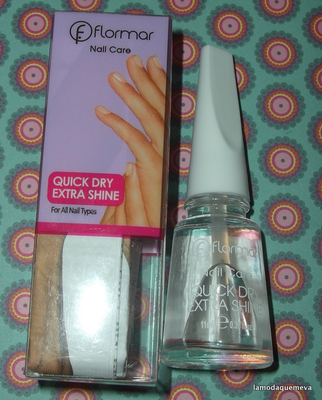 lamodaquemeva Quick dry extra shine Flormar. Brillo secante.