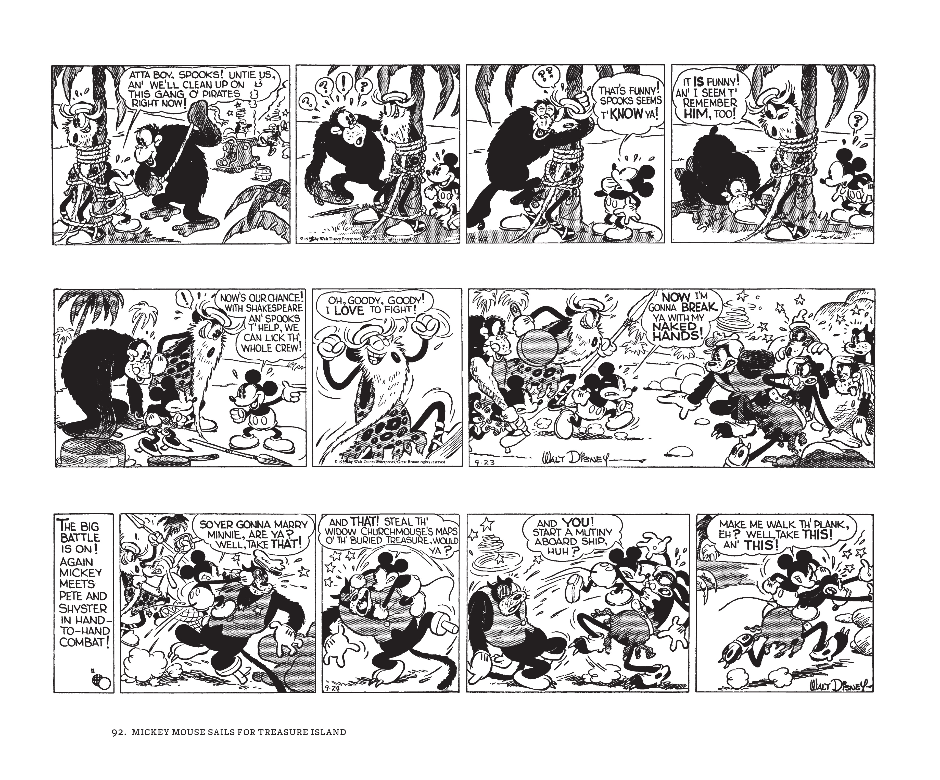 Read online Walt Disney's Mickey Mouse by Floyd Gottfredson comic -  Issue # TPB 2 (Part 1) - 92