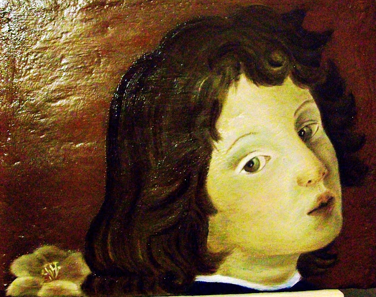 Madonna della Melograna - Botticelli - particolare, riproduzione