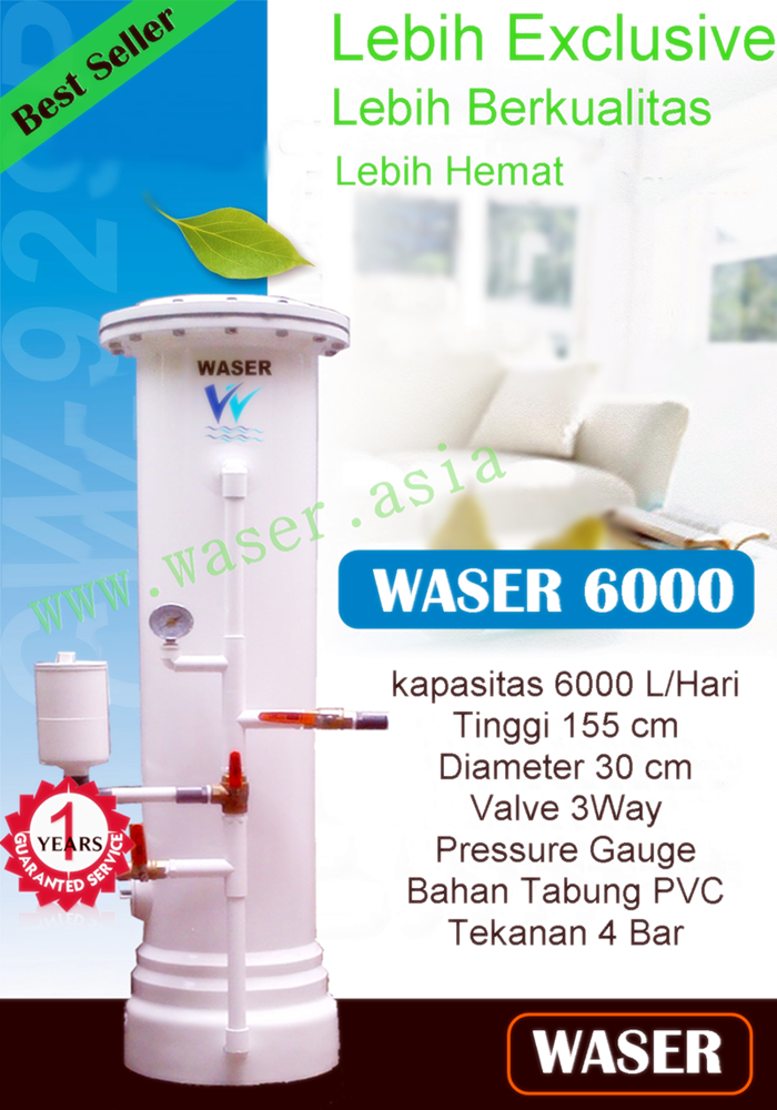 Harga Filter Air Terbaik Waser 6000 Harga Filter Air Terbaik Waser 6000