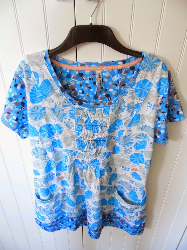 Fish Everywhere Oversized Jersey Top