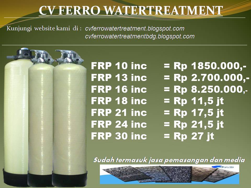 PENJERNIH AIR BANDUNG filter air fiber 10 inc,filter air murah bandung