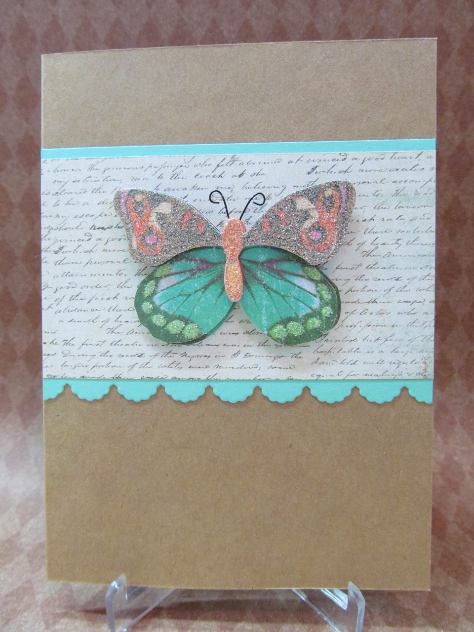 Savvy Handmade Cards: Simple Butterfly Card