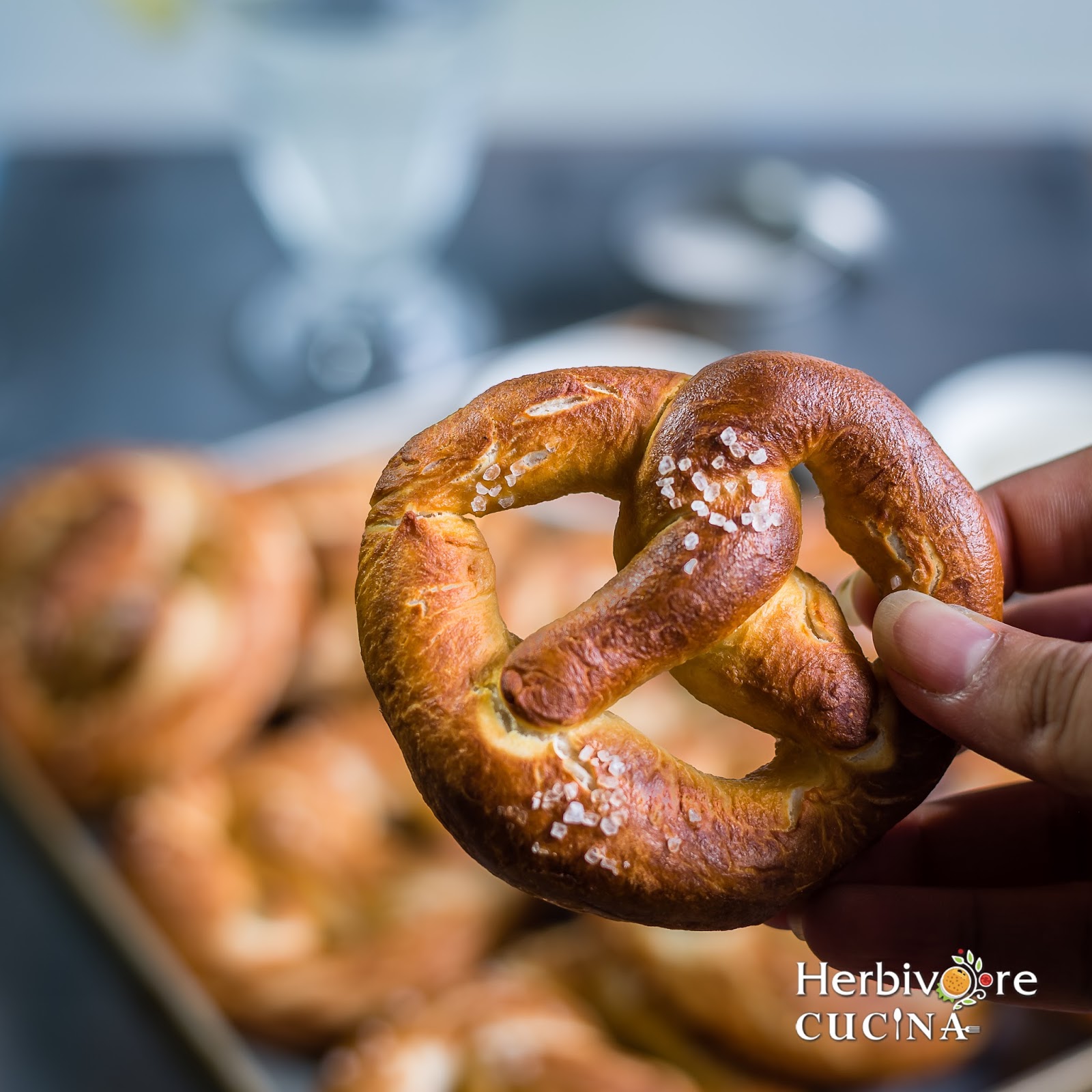 Herbivore Cucina German Soft Pretzels Laugenbrezel for BreadBakers
