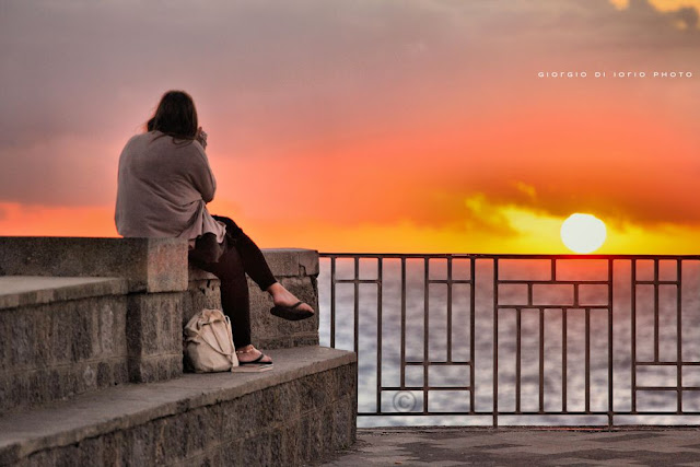 Canon EF 70-200mm f/4 L IS USM, Canon EOS 5D Mark II, Chiesa del Soccorso, emozioni, Forio, foto Ischia, girl, Ischia, momenti, people, ragazza, sunset, tramonto, 