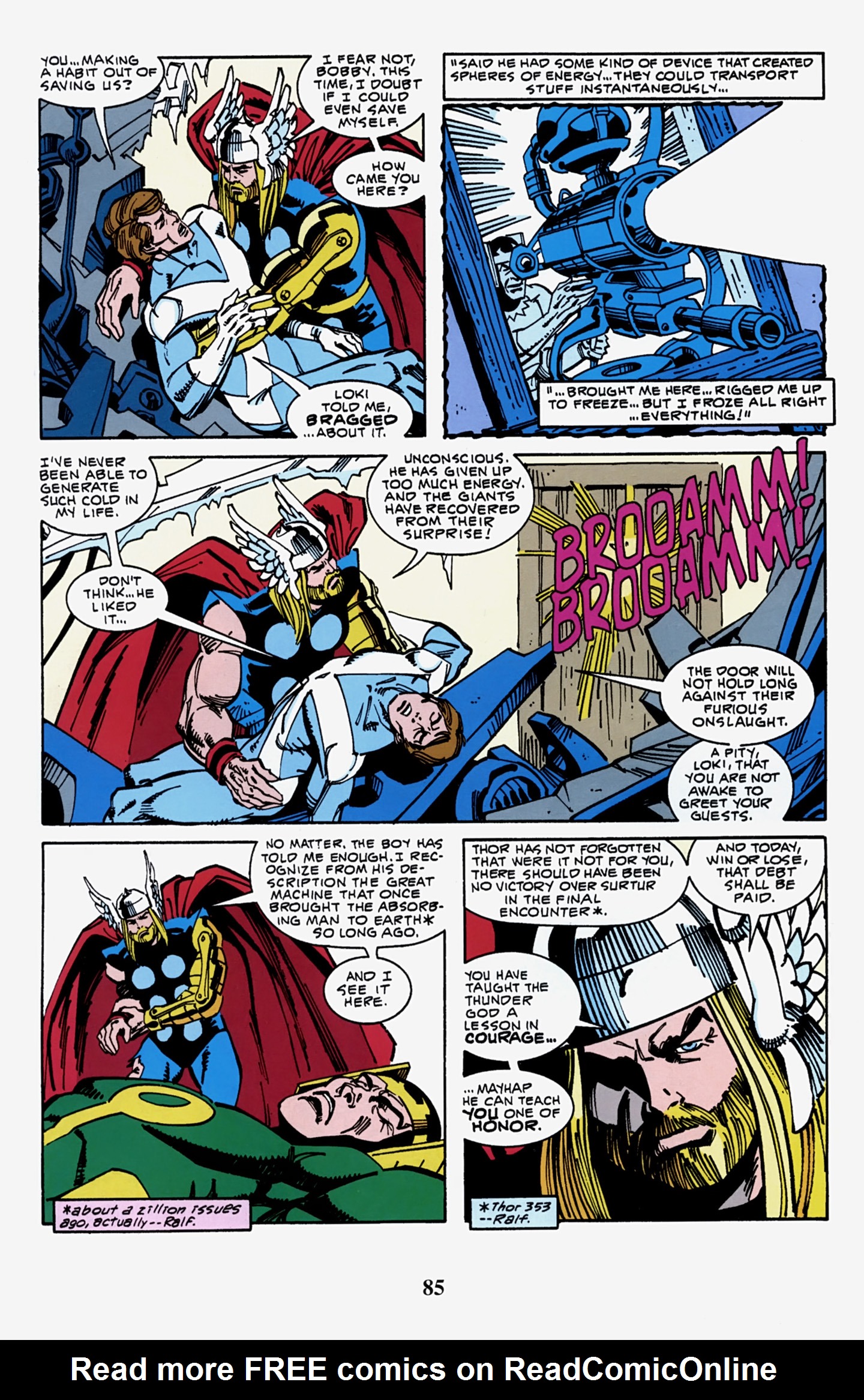 Read online Thor Visionaries: Walter Simonson comic -  Issue # TPB 5 - 87