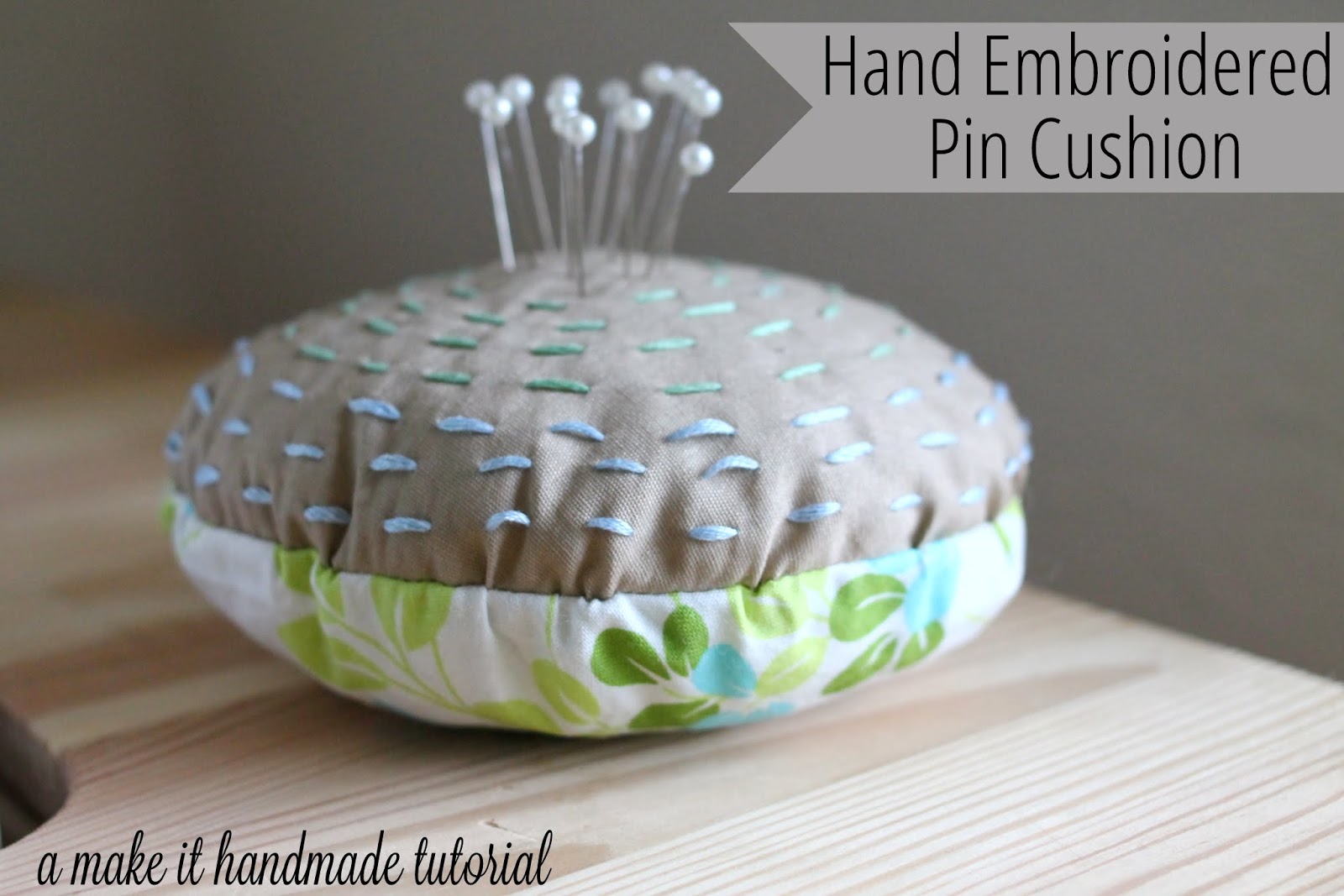Sewing Pin Cushion Embroidery Design