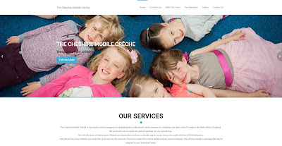 The Cheshire Mobile creche website image