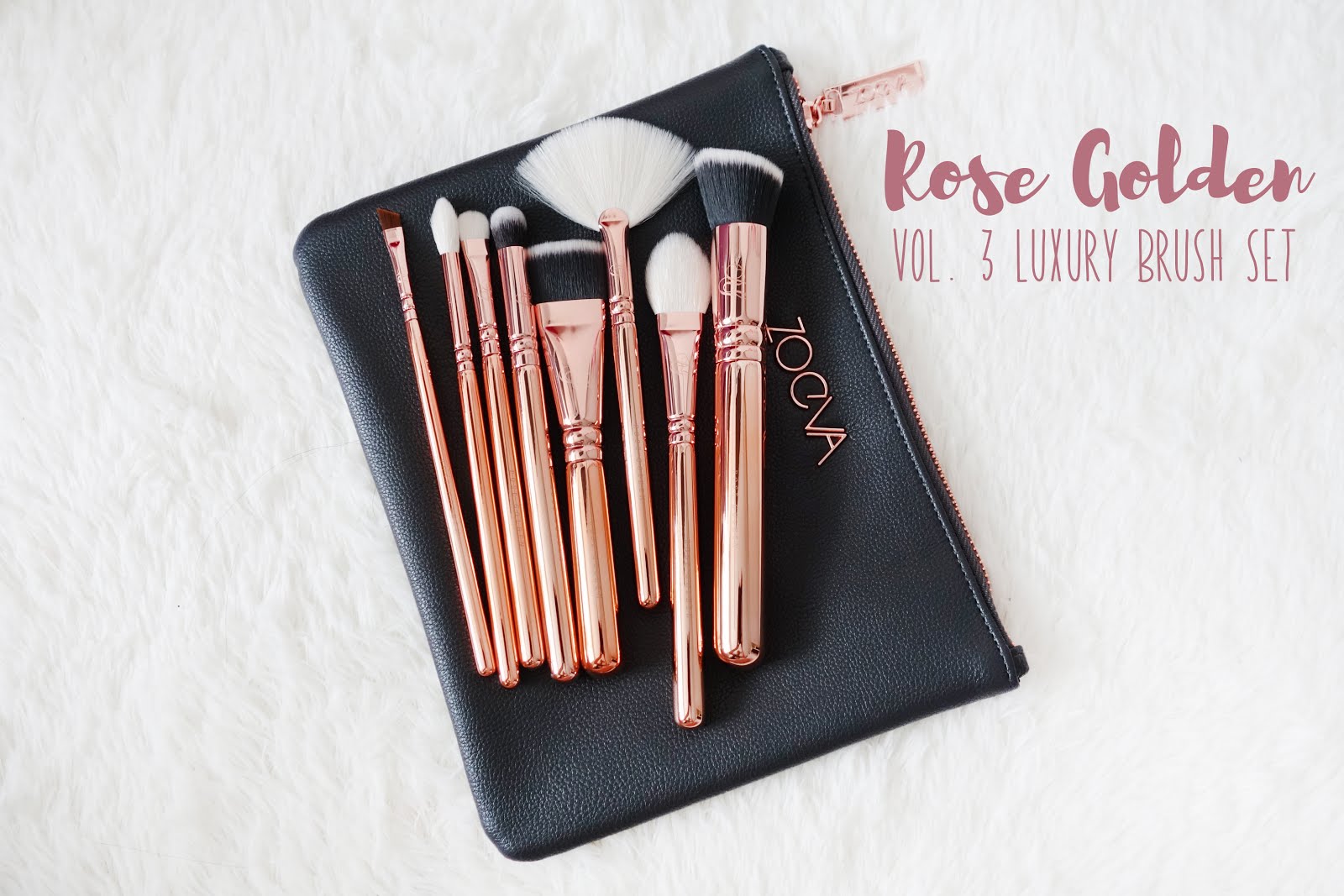 Zoeva | Rose Golden Vol. 3 Luxury Brush Set & Rose Golden Blush Palette