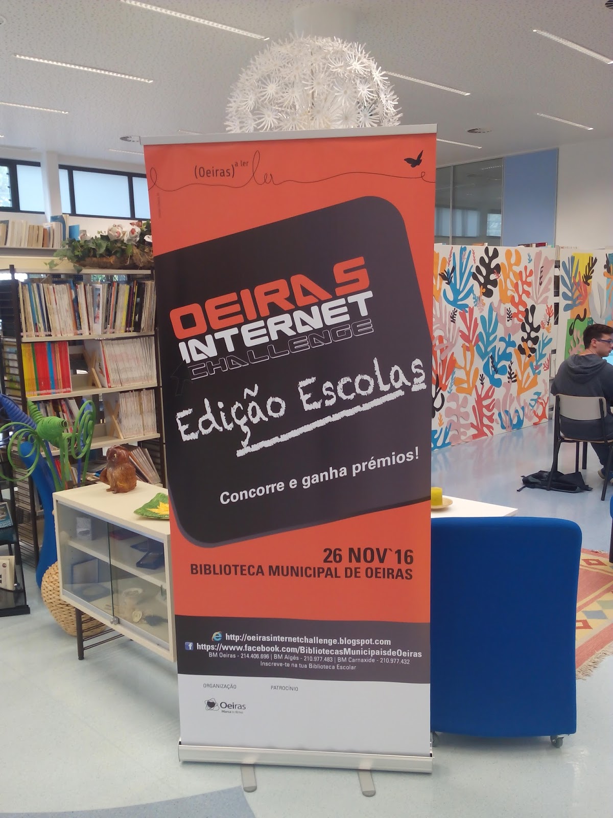 Oeiras Internet Challenge 2016 OIC´2016 nas Escolas do concelho de Oeiras