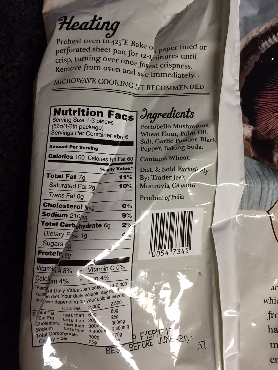 Review Trader Joe's Portobello Mushroom Fries A Nibble Bit