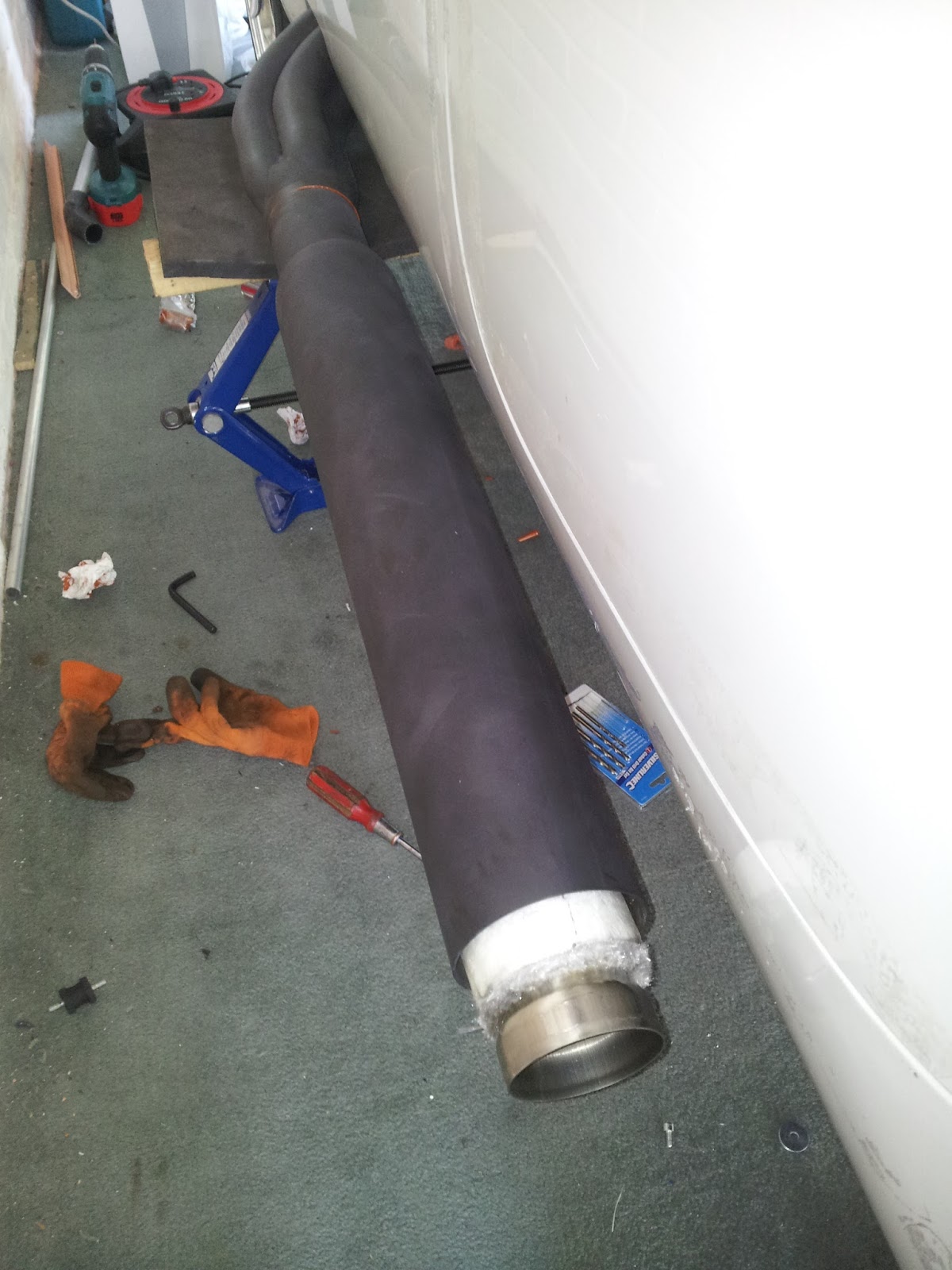 Dax Cobra Build Exhaust Baffles