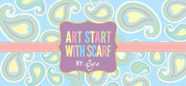 art start with scarf