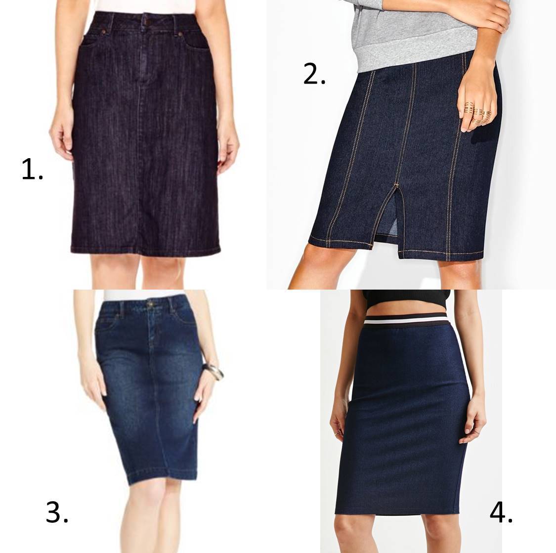 Erica's Fashion & Beauty: My Style: Denim Skirt Edition