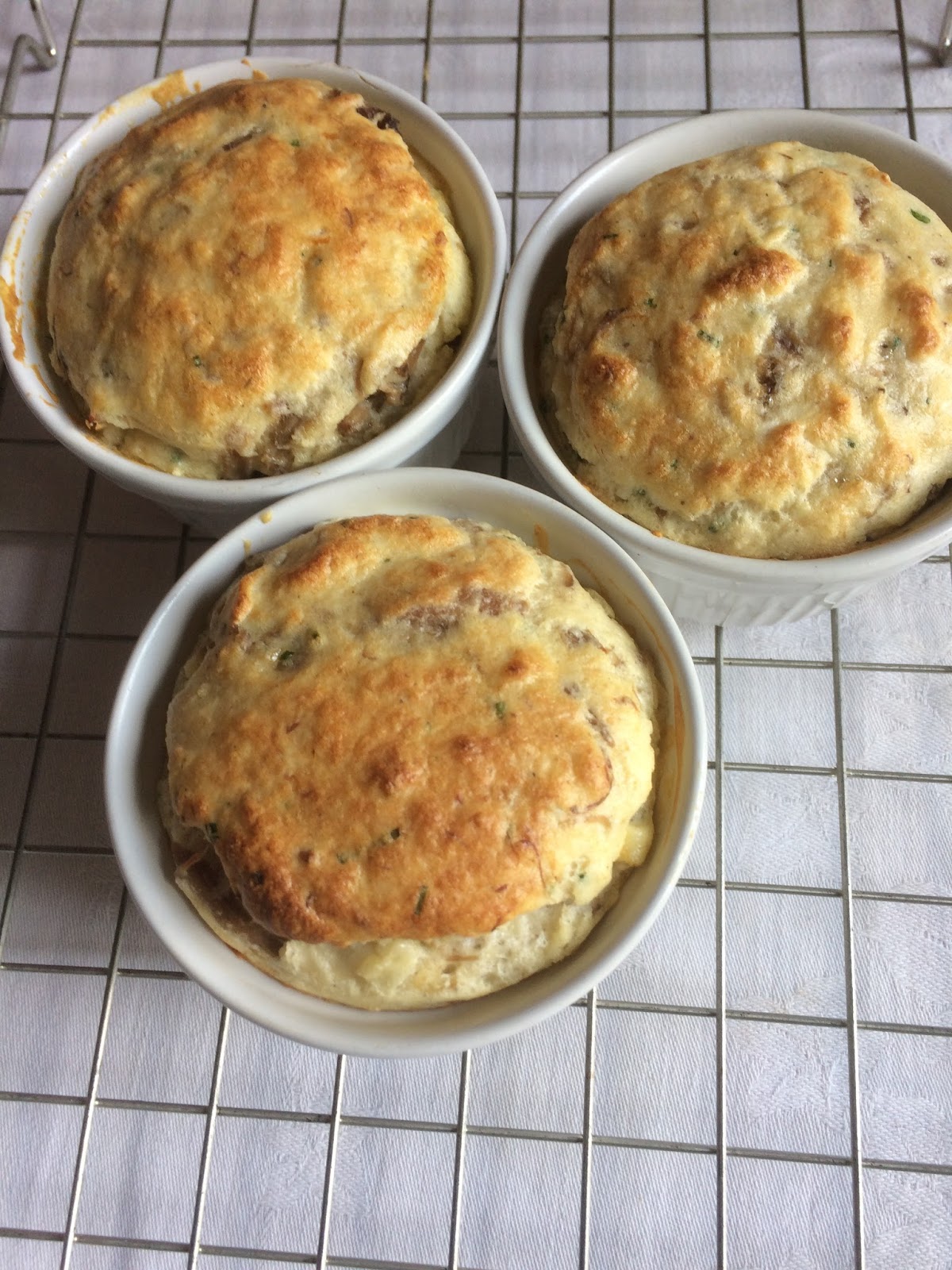 Love Food Twice Baked Slow Cooked Duck Soufflé with Cheese