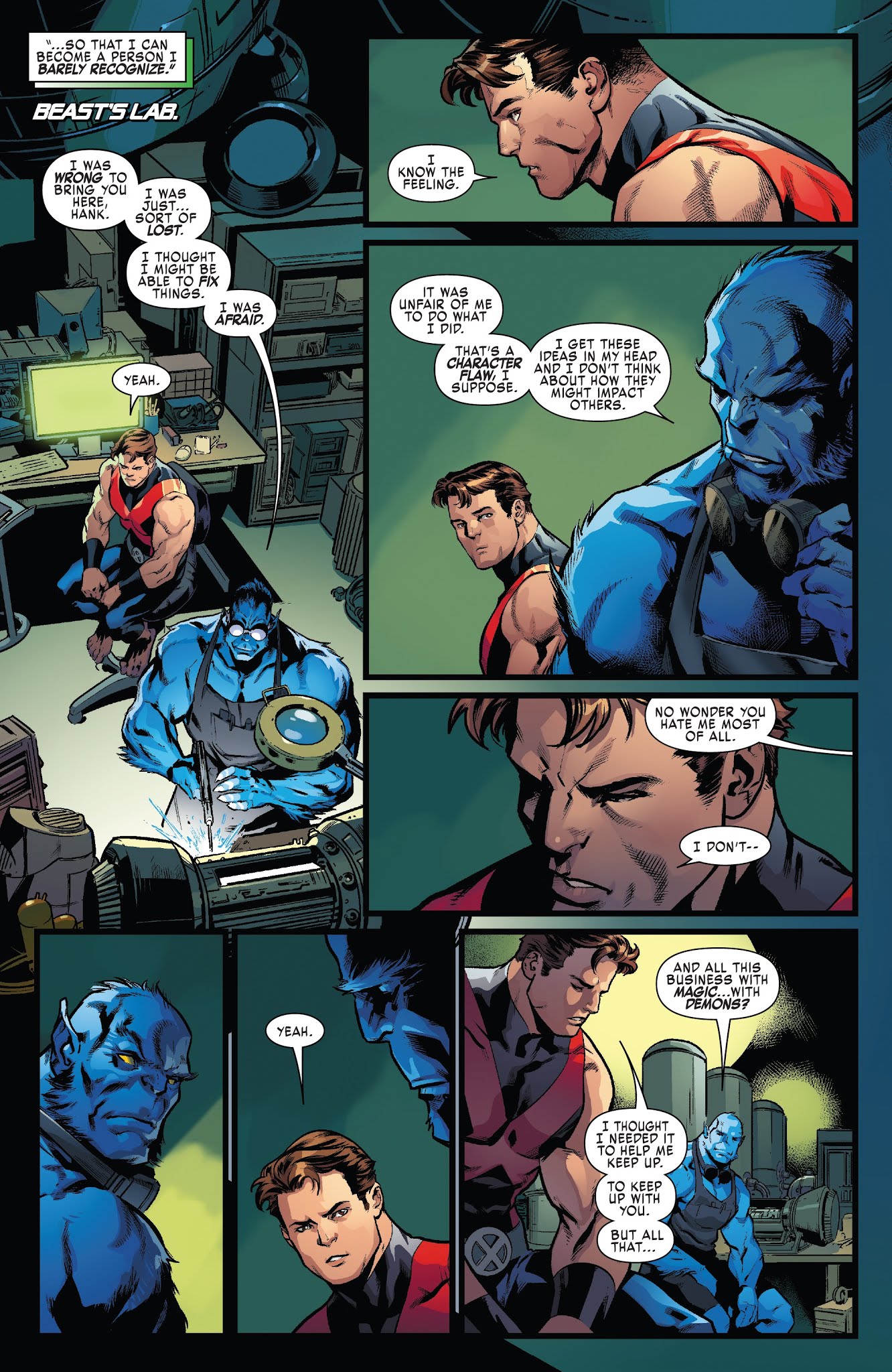 Read online X-Men: Blue comic -  Issue #35 - 8